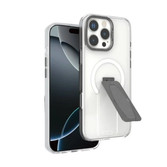 Cover Iphone 16 Pro Max Magsafe Grip Case levelo Morphix - Gray
